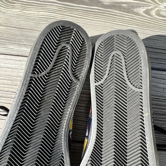 Nike Mens cL9888-001 Blazer Low Patchwork 2019 Black/multi Sz 10.5 Lace up - Picture 9 of 11